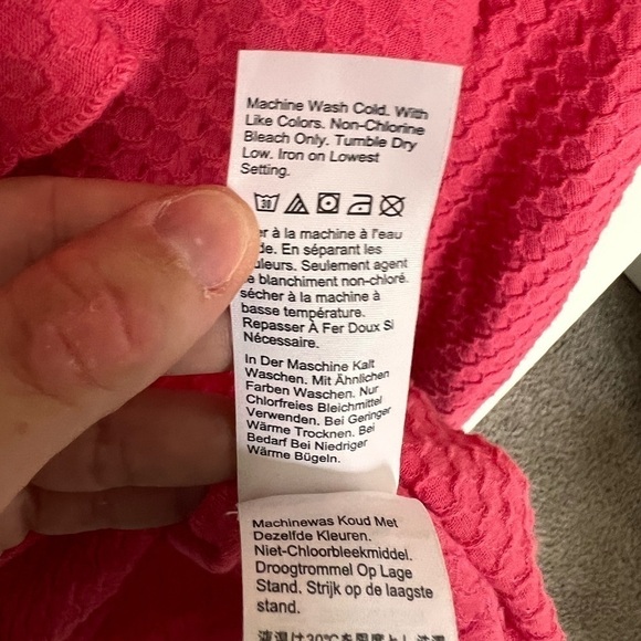 J. Crew Waffle Texture Ruffle Front Peasant Top Sz XS - Picture 8 of 9